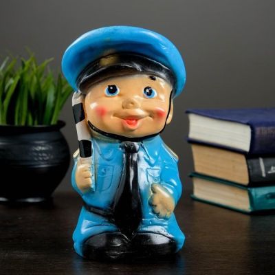 Копилка "Мальчик-Гаишик" 20см