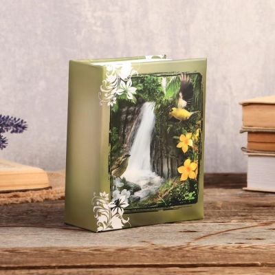Фотоальбом на 96 фото 10х15 см "Водопад" 18,5х12,5х5,5 см