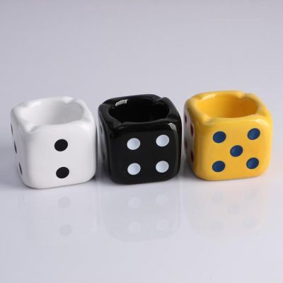 Пепельница "Кости игральные", микс, 8х8 см