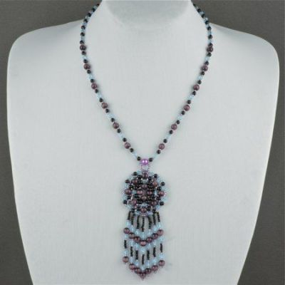 Колье Хрусталь, кошачий глаз "Вика" арт.КАП-1382