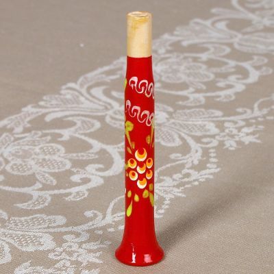Дудочка «Расписная», 10 см, микс