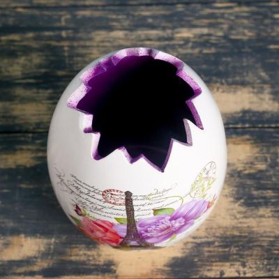 Кашпо керамическое "Париж" 12*12*13 см