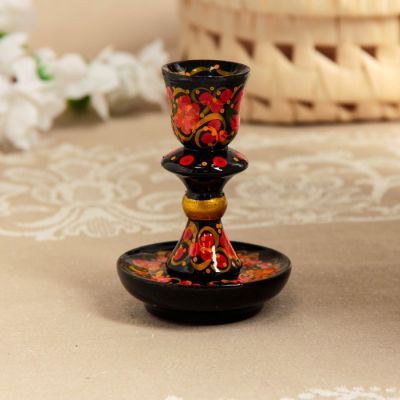 Подсвечник «Ягодка», 6×6×9 см, хохлома
