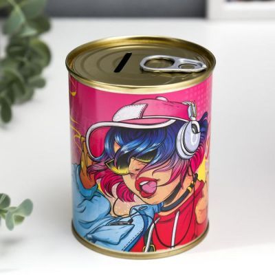 Копилка-банка металл "Потом накоплю"