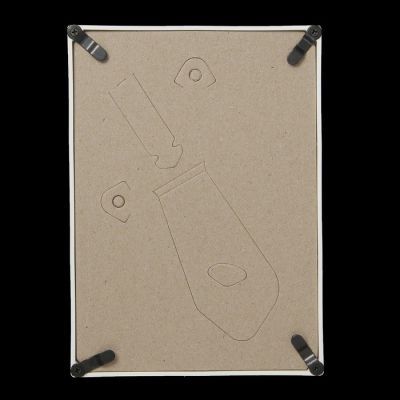 Фоторамка пластик L-3 10х15 см, белый, с небьющимся стеклом