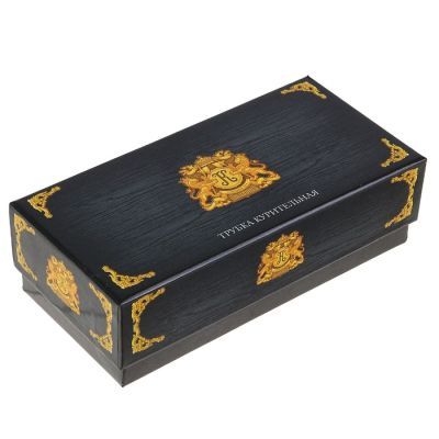 Трубка "Командор" классическая, раструб под чешую, 14х5х4 см микс