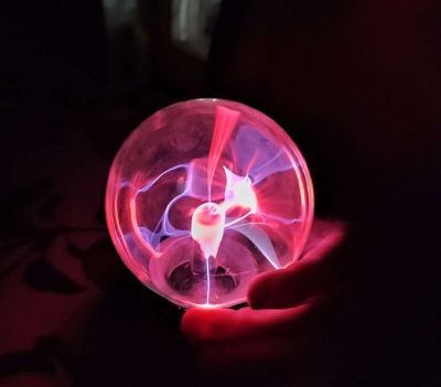 Светильник "Плазменный шар" (13 х 13 х 21 см)