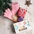 Новогодний подарочный набор "Love winter", полотенце 30х60 см и банные аксессуары