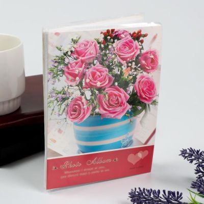 Фотоальбом на 36 фото 10х15 см "Букет цветов", микс