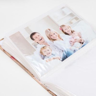 Фотоальбом "Букет" на 100 фото 10х15 см, 12,5х5х16,5 см.  ПП карм.