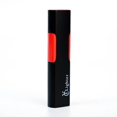 Зажигалка газовая, пьезо, с регулятором 9х2.2 см, красная/черная