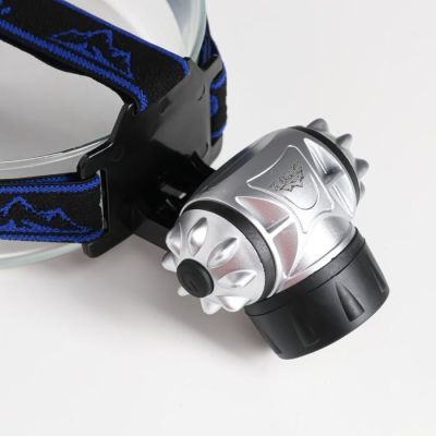 Фонарь налобный светодиодный "Мастер К."  5 х 7 см, 3AAA