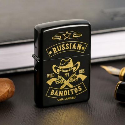 Зажигалка "Russian banditos", 5,5 х 3,5 см