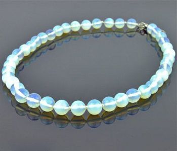 Бусы Лунный камень"Классика №12" арт.НЛК-1(12)-55-1