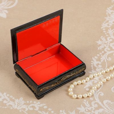 Шкатулка «Аленький цветочек», 8×10 см, лаковая миниатюра