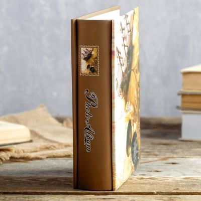 Фотоальбом на 100 фото 13х18 см "Мужское хобби" в коробке МИКС 21х19х5,5 см