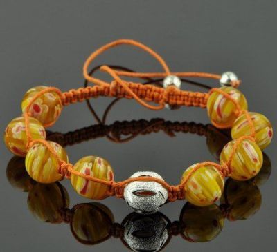 Браслет Муранское стекло "Шамбалла 12" арт.бП1132