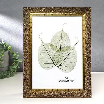 Фоторамка пластик формат А4 "Золотые точки" 35,8х26,8х1,5 см