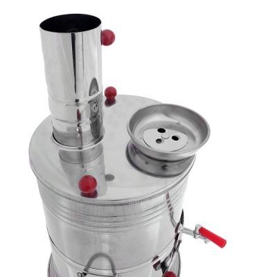 Самовар на дровах с отсеком для заварки, 5 л