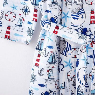 Халат мужской удлиненный Этель "Капитан" р.46-48