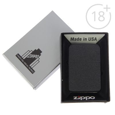 Зажигалка ZIPPO 28582 Replica с покрытием Black Crackle