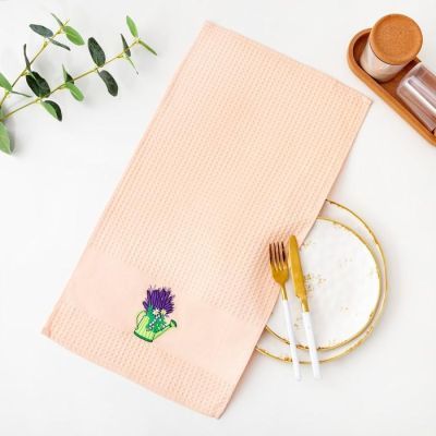 Набор вафельных полотенец Лаванда 33х60 см, 100% хл, 3 шт