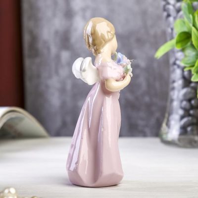 Сувенир "Девочка ангел с розами" 13,5х6,5х4,5 см