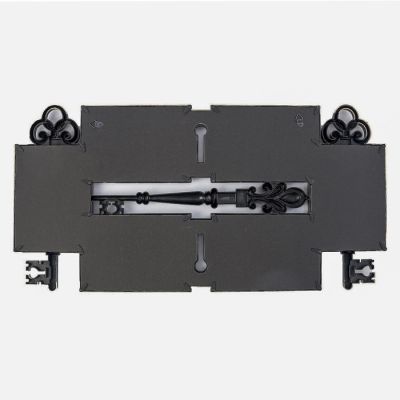 Фоторамка пластик на 6 фото 10х15 см "Ключ и замочная скважина" тёмное золото 29,5х59,5 см