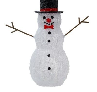 Фигура акрил. "Снеговик большой" (59х28 см.)