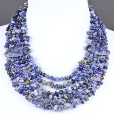 Колье Лазурит "Богемия" арт.3340