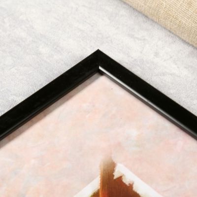 Фоторамка из пластика Черный 189 30х45 14мм/ прямой(24)