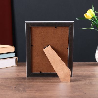 Фоторамка пластик 15х20 см "Полосатые треугольники" 24х19 см