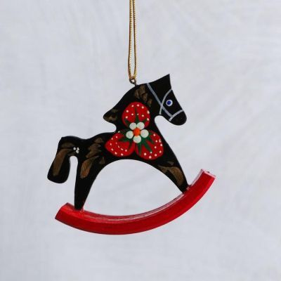 Сувенир "Лошадка-качалка" , 6,5 см, ручная роспись