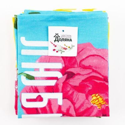 Набор полотенец кух. "Доляна" Любимая мама 35х60см-4шт, 100% хл