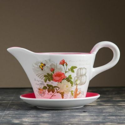 Горшок цветочный в форме кувшина "Розы" 29*17*13 см