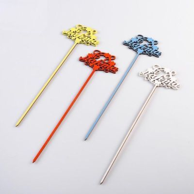 Топпер "С 8 Марта, с цветочками" 14×9 см Дарим Красиво цвет МИКС