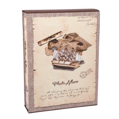 Фотоальбом на 100 фото 10х15 см "Антиквариат" в коробке МИКС 27,8х20,5х5,7 см