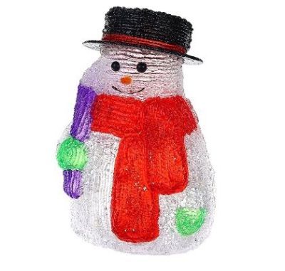 Фигура акрил. "Снеговик" (28х18 см.)