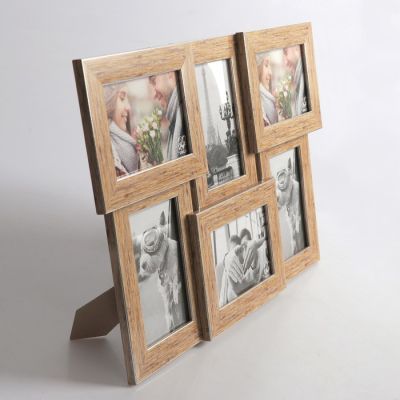 Фоторамка на 6 фото 10х15 см Еллоу Фото ПР-615-О "Прованс" с подставкой,  пластик