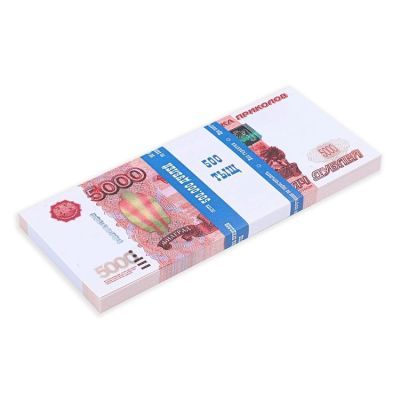 Пачка денег имитация 5000 руб.