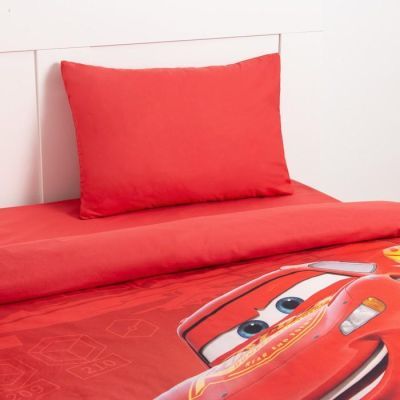 Детское постельное бельё 1.5 сп "Тачки" 143х215 см, 150х214 см, 50х70 1 шт, поплин 125 г/м2