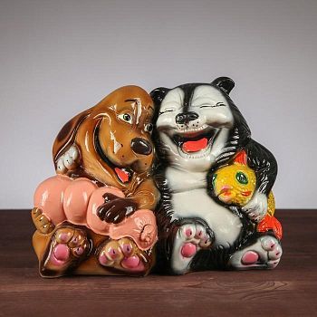 Копилка "Друзья Ням-Ням", глянец, разноцветная, 24 см