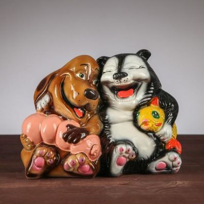 Копилка "Друзья Ням-Ням", глянец, разноцветная, 24 см