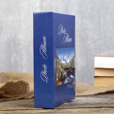 Фотоальбом BRAUBERG на 200 фотографий 10х15 см "Горный пейзаж"