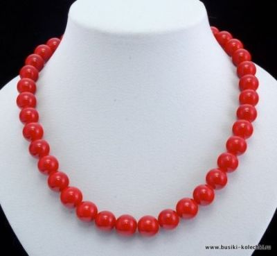 Бусы прес.Коралл "Классика №12" арт. ПКО-1(12)-45-6