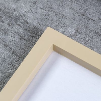 Фоторамка пластик L-3 21х30 см, бежевый, с небьющимся стеклом