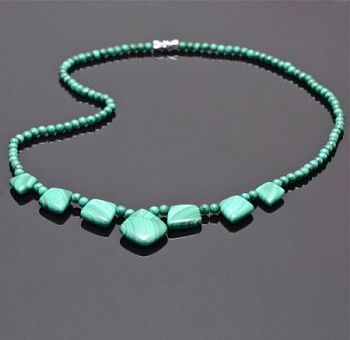 Колье Малахит "Иволга" арт. П3302