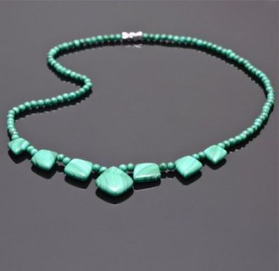 Колье Малахит "Иволга" арт. П3302