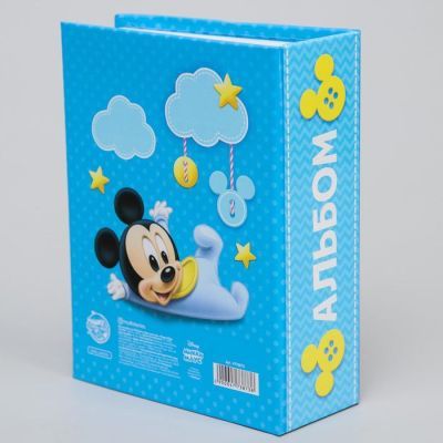 Фотоальбом на 100 фото "Наш сыночек", Микки Маус