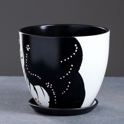 Кашпо "Пробуждение" высокое овальное 2,6 л